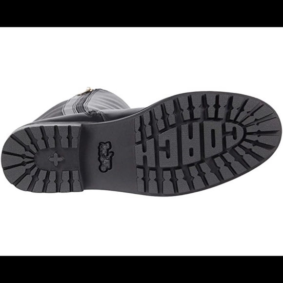 Coach Leather & Elastic Boots - Picture 4 of 7